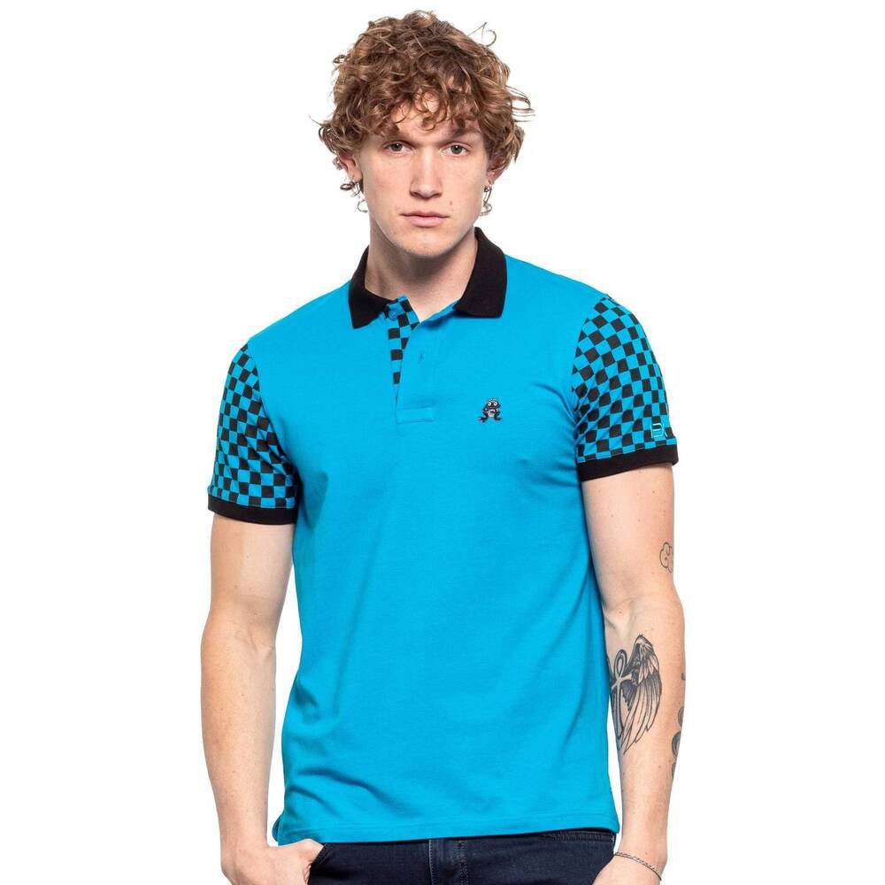 NEW EIGHT X frog chicane polo in blue